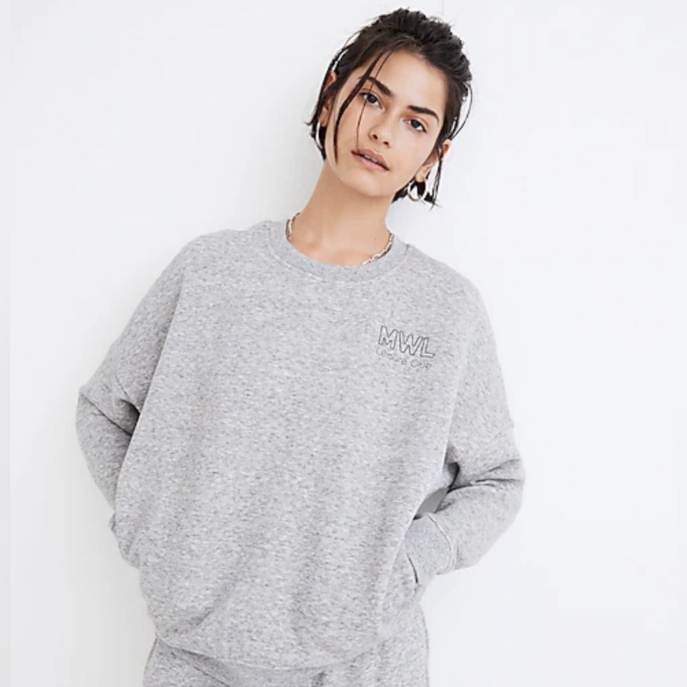 Madewell Leisure Club gray sweatshirt Sz. S